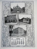 Springfield Massachusetts Town Calendar 1907 street scenes portraits buildings