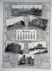 Springfield Massachusetts Town Calendar 1907 street scenes portraits buildings