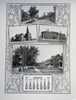 Springfield Massachusetts Town Calendar 1907 street scenes portraits buildings