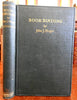 Book Binding 1924 John Pleger Printing Methods Book Anatomy & Binding Reference