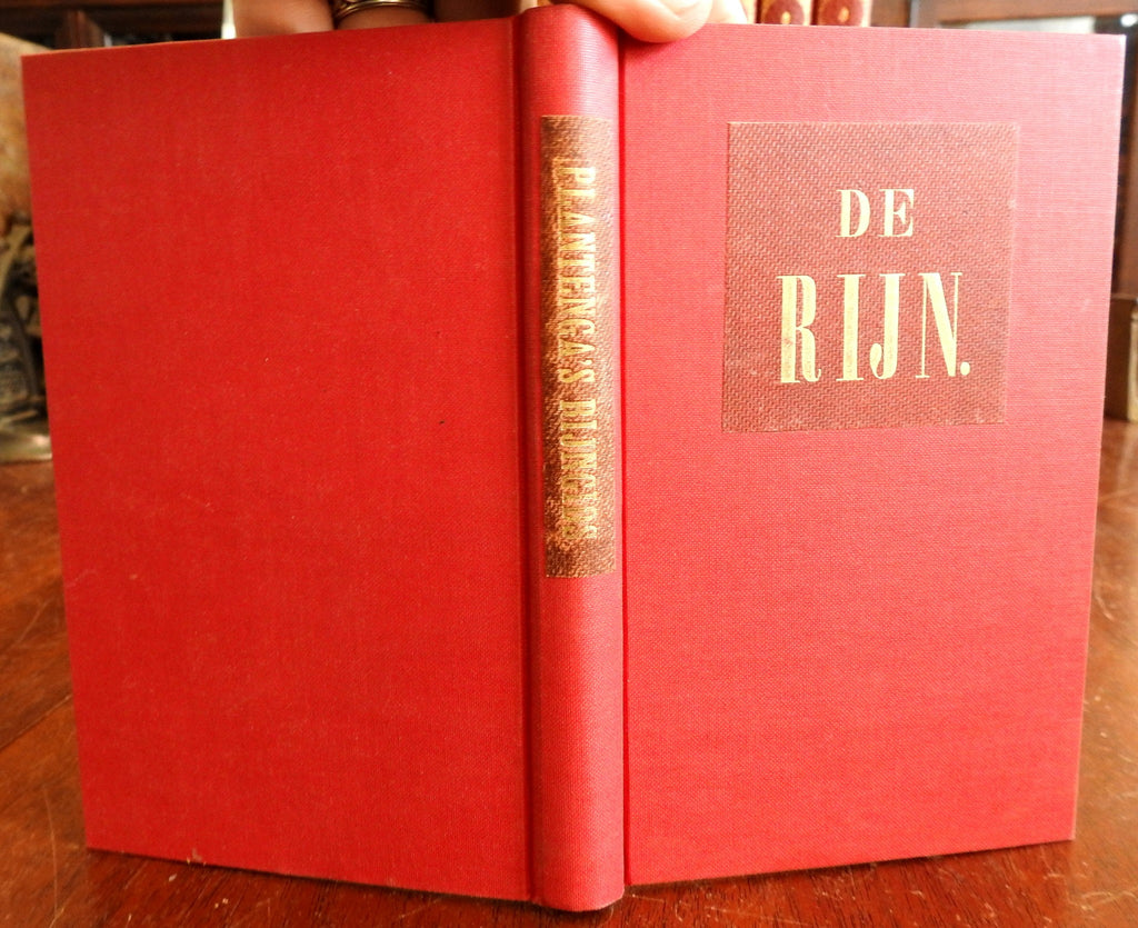 Rhineland Travel Guide 1861 Plantenga Dutch Zutphen w/ 5 folding maps city plans