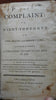 The Complaint 1791 Poetical Work Edward Young Life Death early American edition
