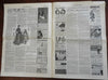 Pictorial U.S. A. Circulation Map w/ woman 1903 newspaper Ladie's World Youth