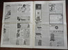 Pictorial U.S. A. Circulation Map w/ woman 1903 newspaper Ladie's World Youth
