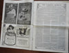 Santa Claus Christmas color cover 1905 Sleigh Reindeer Toys women's newspaper