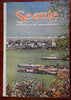 Seattle Washington c. 1925 illustrated promo guide aerial photographs city plan