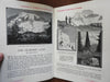 Seattle Washington c. 1925 illustrated promo guide aerial photographs city plan
