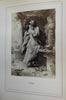 Goethe Female Characters 1880's lovely leather book w/ 22 albumen photographs