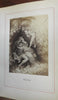 Goethe Female Characters 1880's lovely leather book w/ 22 albumen photographs