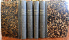 Roma Italy Italia Les Trois Rome 1847 J. Guame 4 vol w/ large city plan map