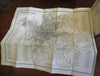 Roma Italy Italia Les Trois Rome 1847 J. Guame 4 vol w/ large city plan map