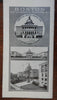Boston and New York Classic Hotels 1912 advertising booklet w/ pictorial map
