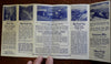 Colorado Springs & Pikes Peak Region c. 1930's road trip Hotel promo pamphlet
