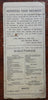 Middletown Connecticut promotional c. 1910 Price & Lee Co. city plan pocket map