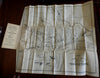 Middletown Connecticut promotional c. 1910 Price & Lee Co. city plan pocket map
