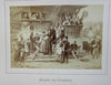 B. Vautier artist 1880's German Albumen Photo Album Peasants Famous Paintings