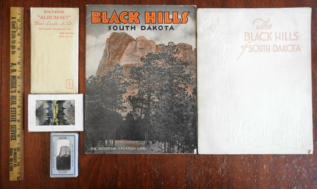 South Dakota Black Hills Bad Lands Travel Books Souvenir photo Views 1930's lot
