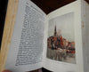 A Wanderer in Holland 1905 E.V. Lucas illustrated leather book w/ color plates