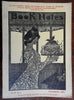 Mucha Bradley style woman Magazine 1899 art nouveau cover Book-Notes pictorial
