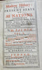 Italy Italia Venice Papal States 1729 Salmon leather book Moll maps
