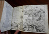 Italy Italia Venice Papal States 1729 Salmon leather book Moll maps