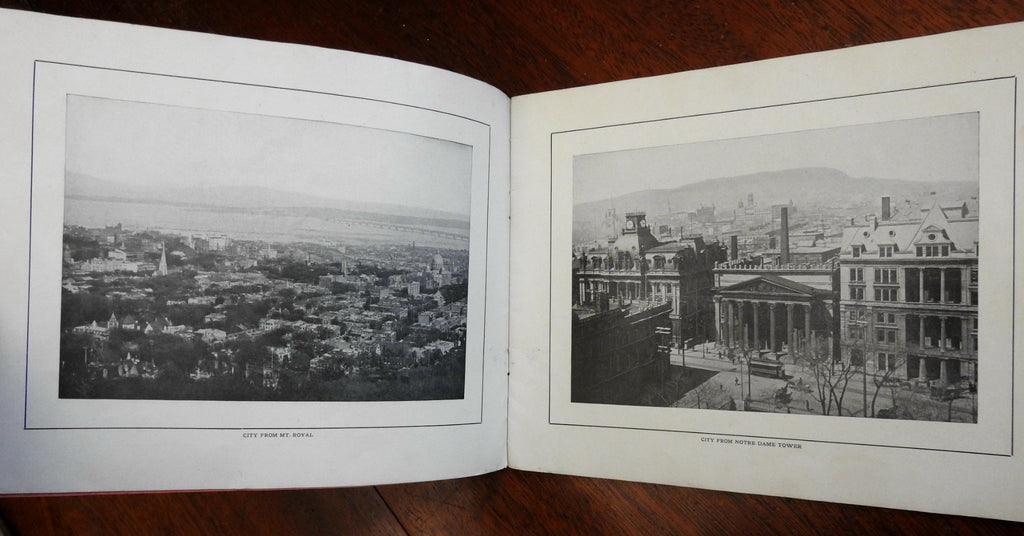 Views of Montreal Canada 1910 illustrated souvenir album street scenes