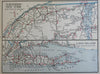 Putnam's Motor Road & Mileage Atlas c. 1930's atlas w/ dozens of US road maps