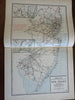 Putnam's Motor Road & Mileage Atlas c. 1930's atlas w/ dozens of US road maps