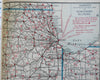 Putnam's Motor Road & Mileage Atlas c. 1930's atlas w/ dozens of US road maps