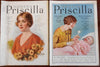 Modern Priscilla 1926-7 American Women's magazine 2 issues Home arts many ads