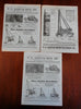 Deering's Farm Journal 3 issue Lot 1890 illustrated period advertising Americana
