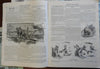 Deering's Farm Journal 3 issue Lot 1890 illustrated period advertising Americana