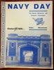 U.S. Navy Day Boston Master Mechanic & Foreman 1936 illustrated souvenir program