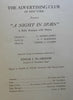 Advertising Club of New York Spanish Evening 1922 souvenir program musical score
