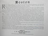 Boston Massachusetts 1907 illustrated tourist souvenir view albums lot x 2 books