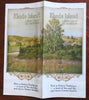 Rhode Island Travel Brochure c. 1930 aerial photos maps local history