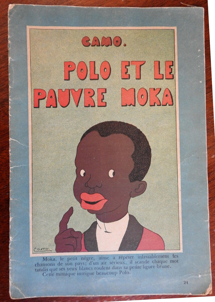 Polo et le Pauvre Moka Negro 1931 Camo rare illustrated French children's book
