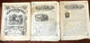 American Agricultural Prairie Newspapers 1864-74 Lot of 3 period advertisements