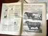 American Agricultural Prairie Newspapers 1864-74 Lot of 3 period advertisements