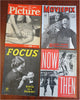 1937-8 magazines Hollywood Movies Photography lot x 4 Focus MoviePix b&w photos