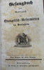 Evangelical Church Christian Prussian Song Book 1831 rare embossed leather book