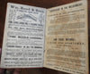 New England 1874 Travel Guide w/ 17 city plans & maps tourist sights book Osgood