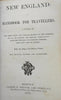 New England 1874 Travel Guide w/ 17 city plans & maps tourist sights book Osgood