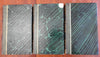 History of Charles XIV King of Sweden & Norway 1858 French leather 3 vol set