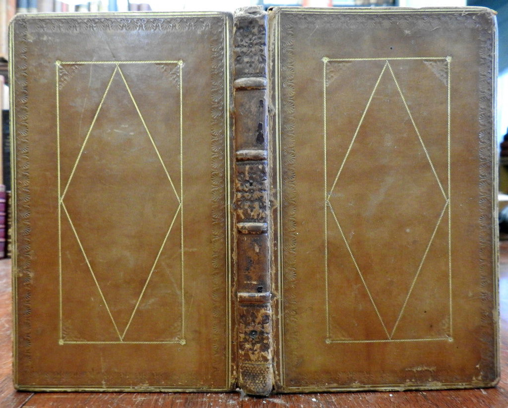 Robert Bloomfield's Rural Tales Ballads & Songs 1811 decorative leather binding