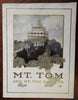Mt. Tom Holyoke Massachusetts Railroad 1912 tourist souvenir album fun views map