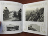 Mt. Tom Holyoke Massachusetts Railroad 1912 tourist souvenir album fun views map