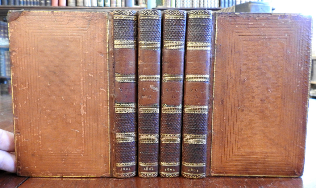 Earl of Chesterfield 1804 Collected Letters Philip Dormer Stanhope 4v. leather