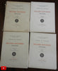 rare French armorial leather book bindings 1925 Olivier 30 vol. set 2685 plates