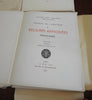 rare French armorial leather book bindings 1925 Olivier 30 vol. set 2685 plates